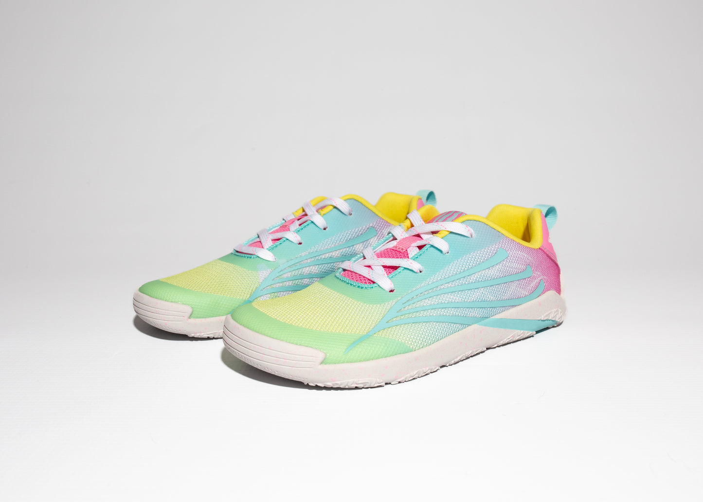 Kids Raven Lace Up Sneakers Rainbow