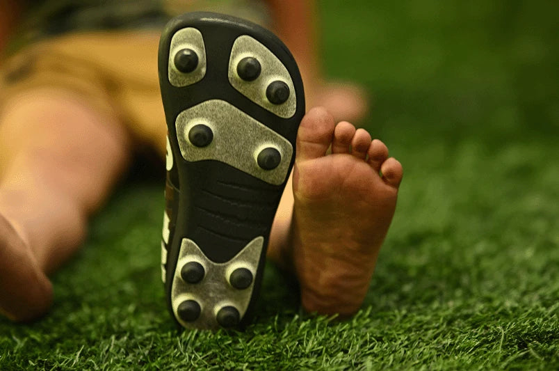 Natural wide toe box cleats