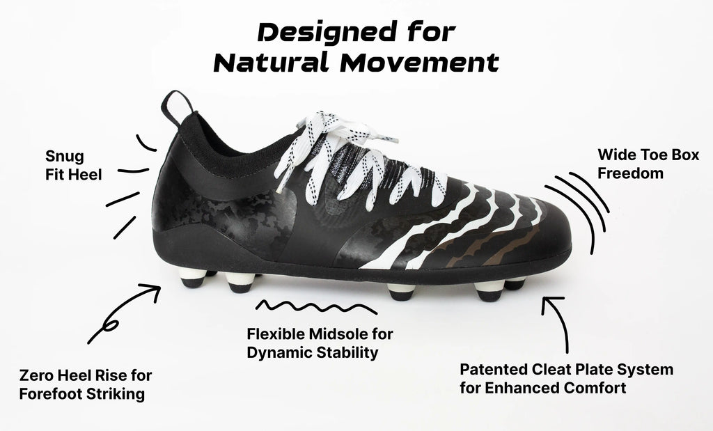 Normal Cleats Barefoot cleats | Minimalist cleats | Natur Athletics | Grow Better