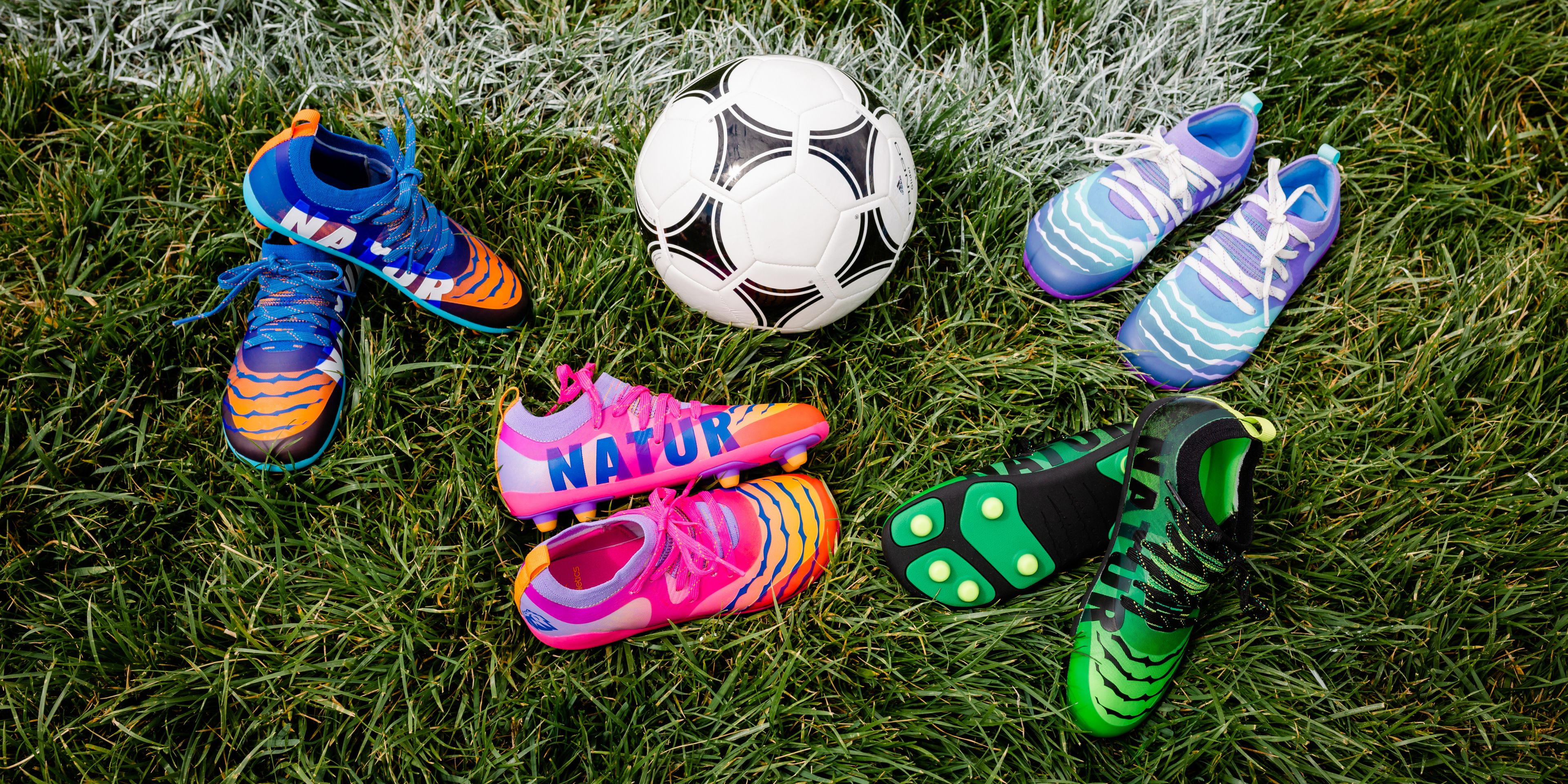 Wide Soccer Cleats Natur Athletics
